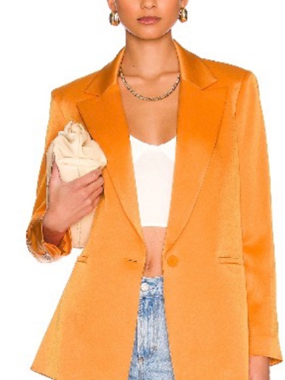 Alice & Olivia Women’s Tangerine Single-Button Blazer